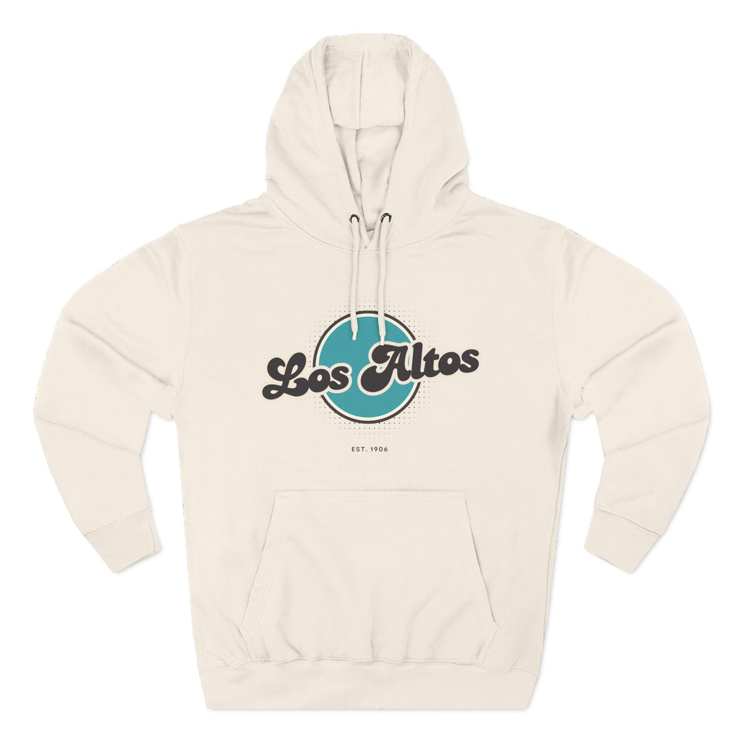 Los Altos Retro Vibe Hoodie for Casual Days, Streetwear, Unisex Gift, Cozy Layering Apparel