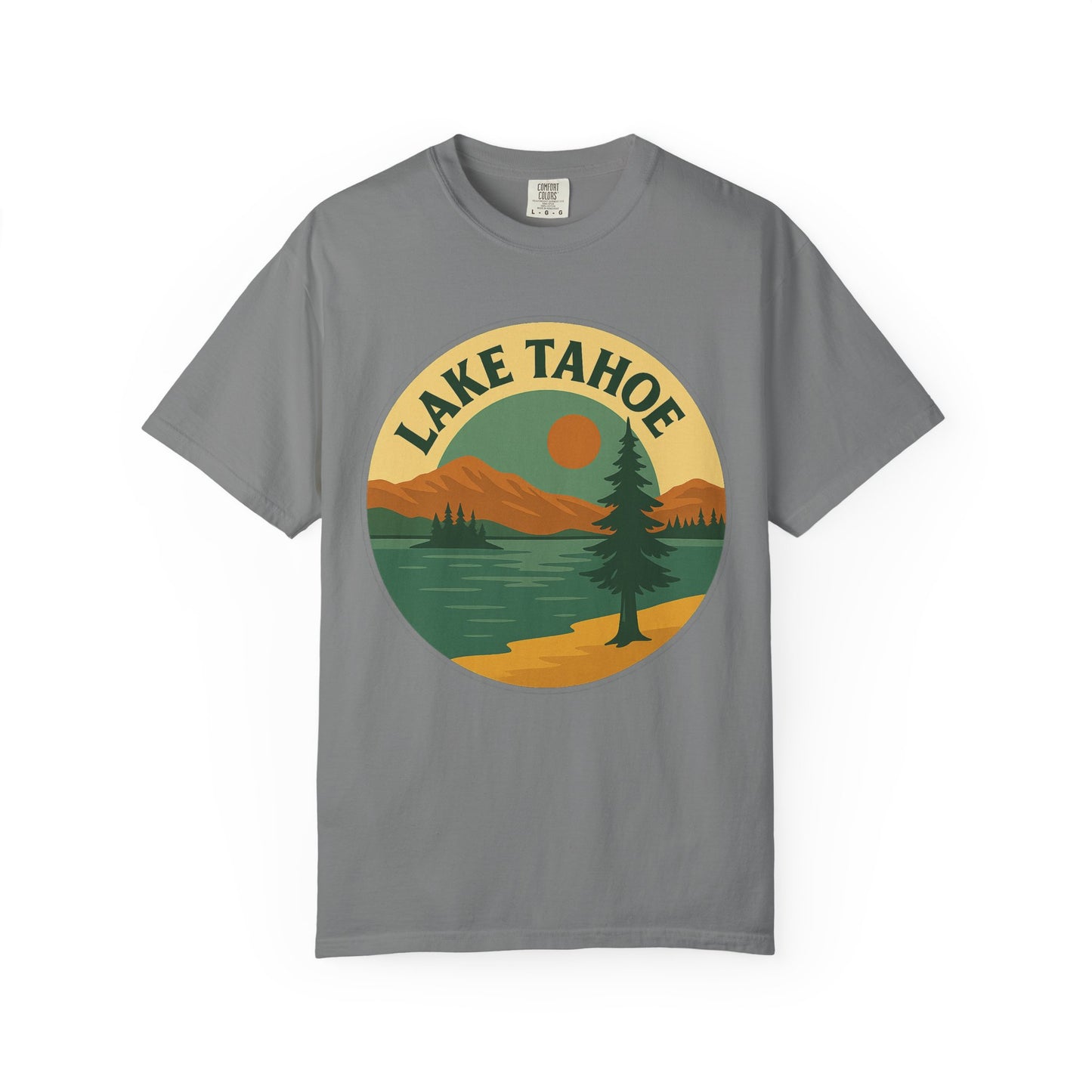 Lake Tahoe Unisex Garment-Dyed T-shirt