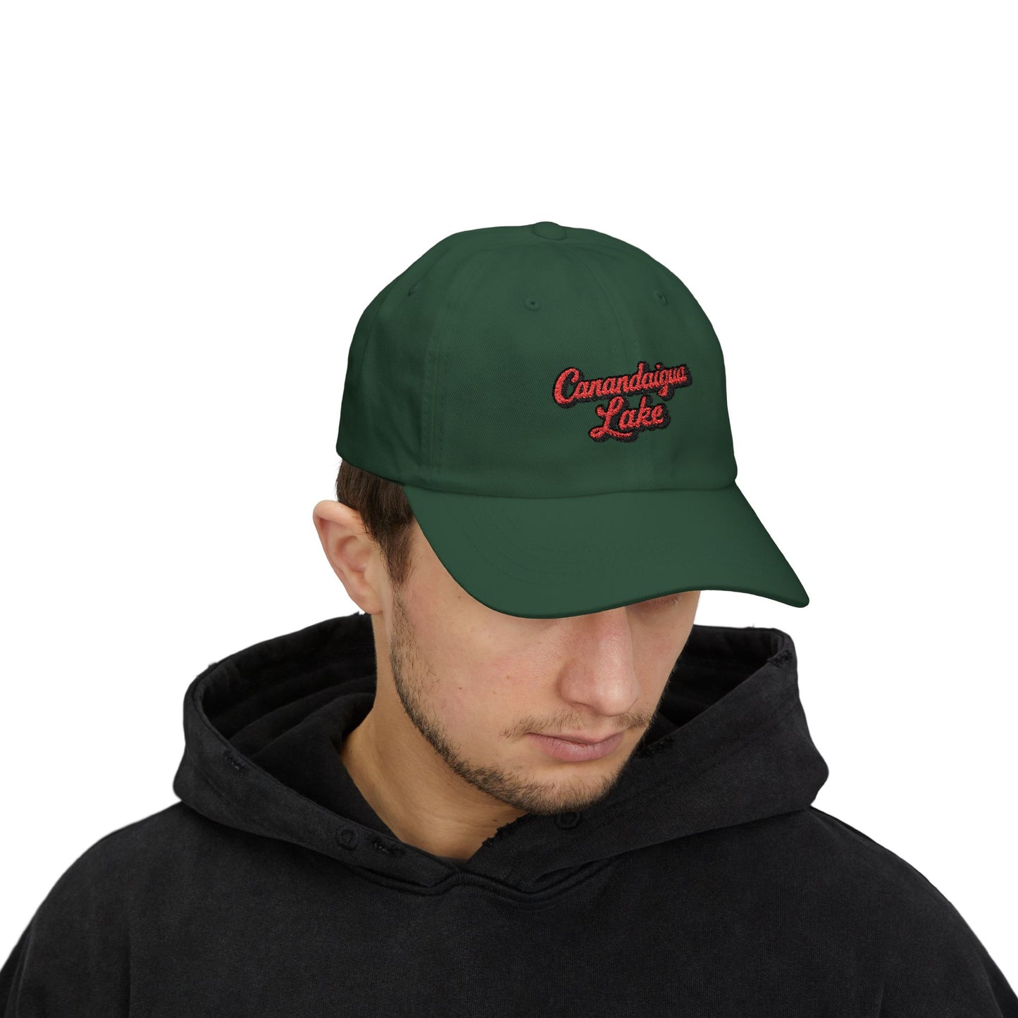 Canandaigua Lake Stylish Dad Cap, Casual Summer Hat, Outdoor Accessory, Gift for Father's Day, Boating Trip Gear, Everyday Wear