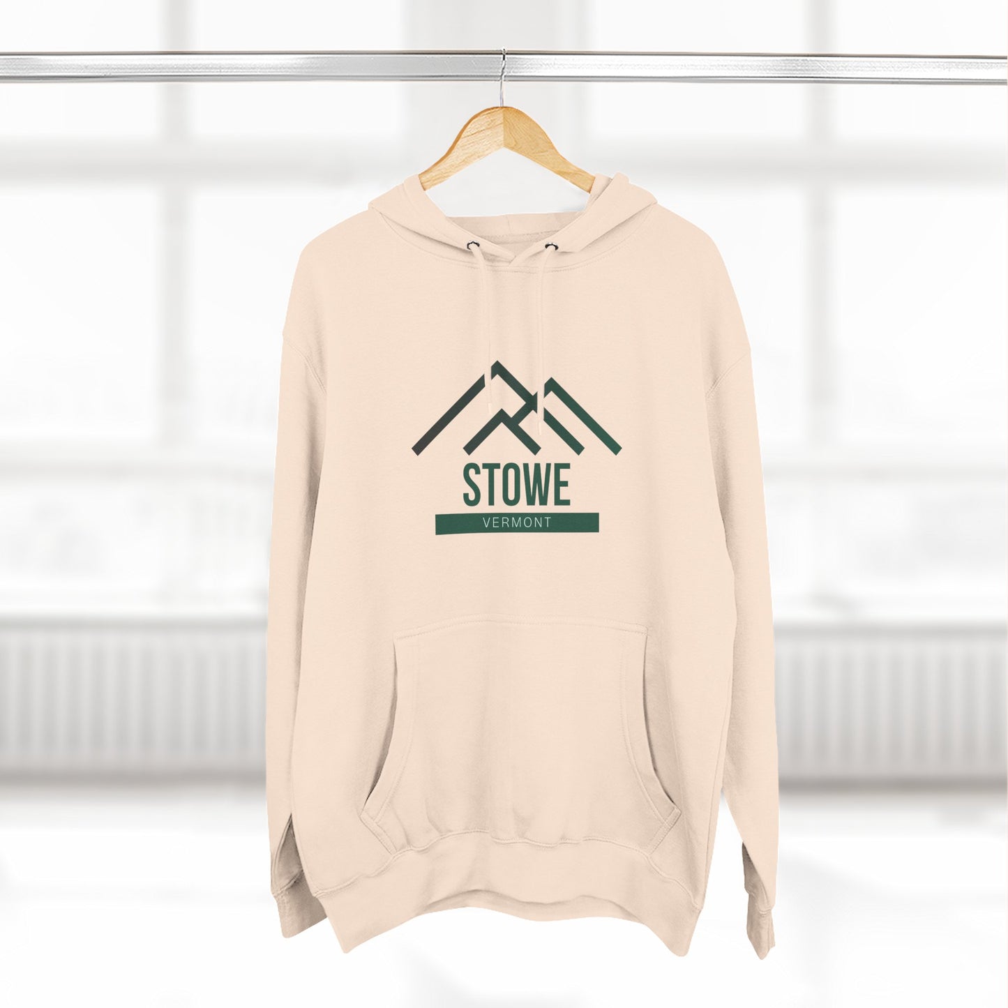 Stowe Vibes Hoodie with Design, Perfect for Autumn Lovers, Comfortable and Stylish, Great Gift for Vacations