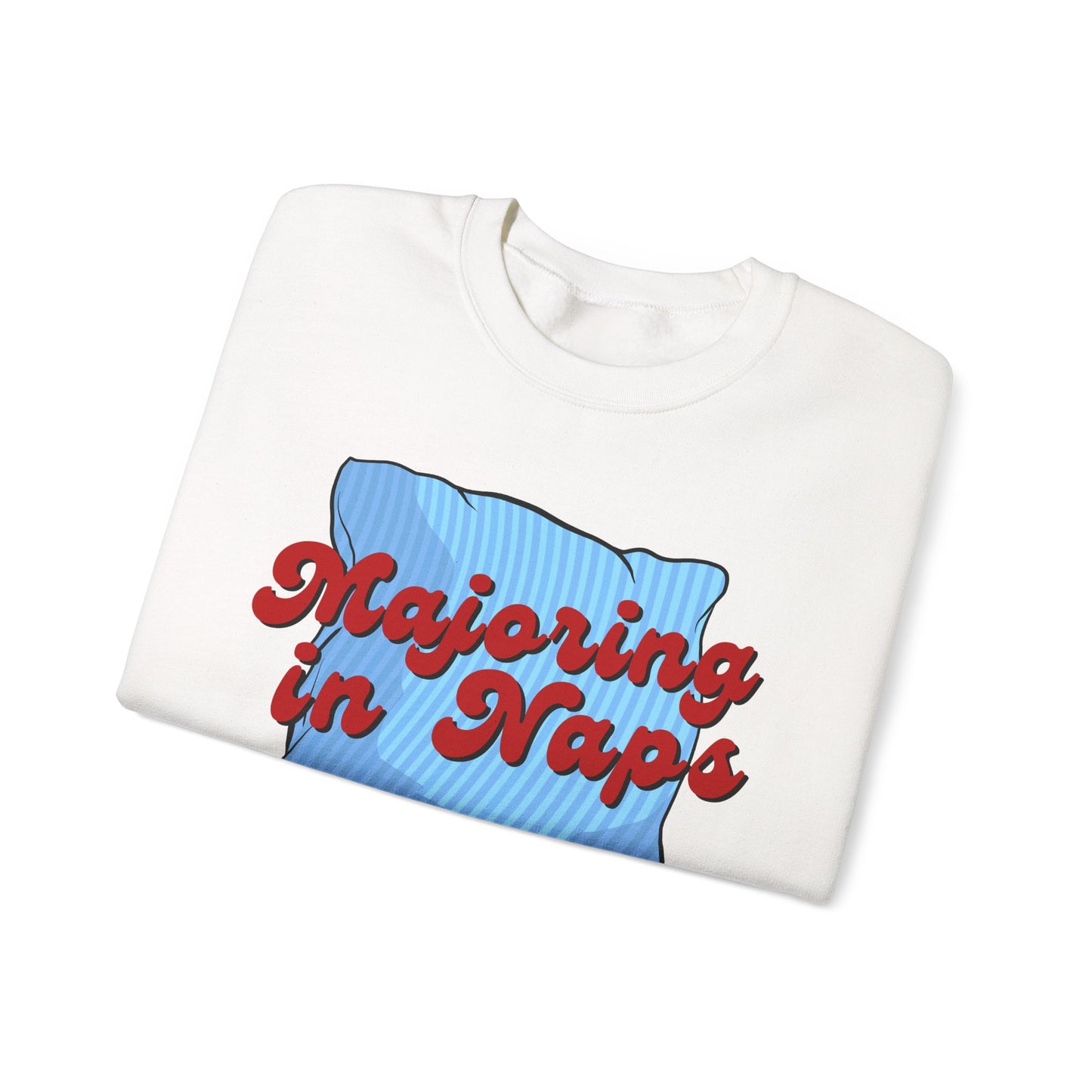 Nap Lover Sweatshirt | Major in Naps Crewneck | Unisex Gift for Nap Lovers | Comfy Apparel for Relaxation | Perfect for Holidays