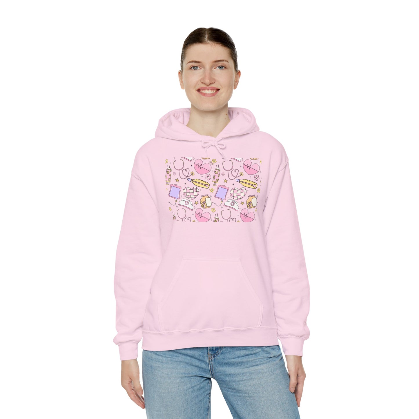 Nurse Cute Foodie Graphic Sweatshirt, Cozy Food Lover Pullover, Trendy Unisex Hoodie, Gift for Foodies, Cute Casual Wear
