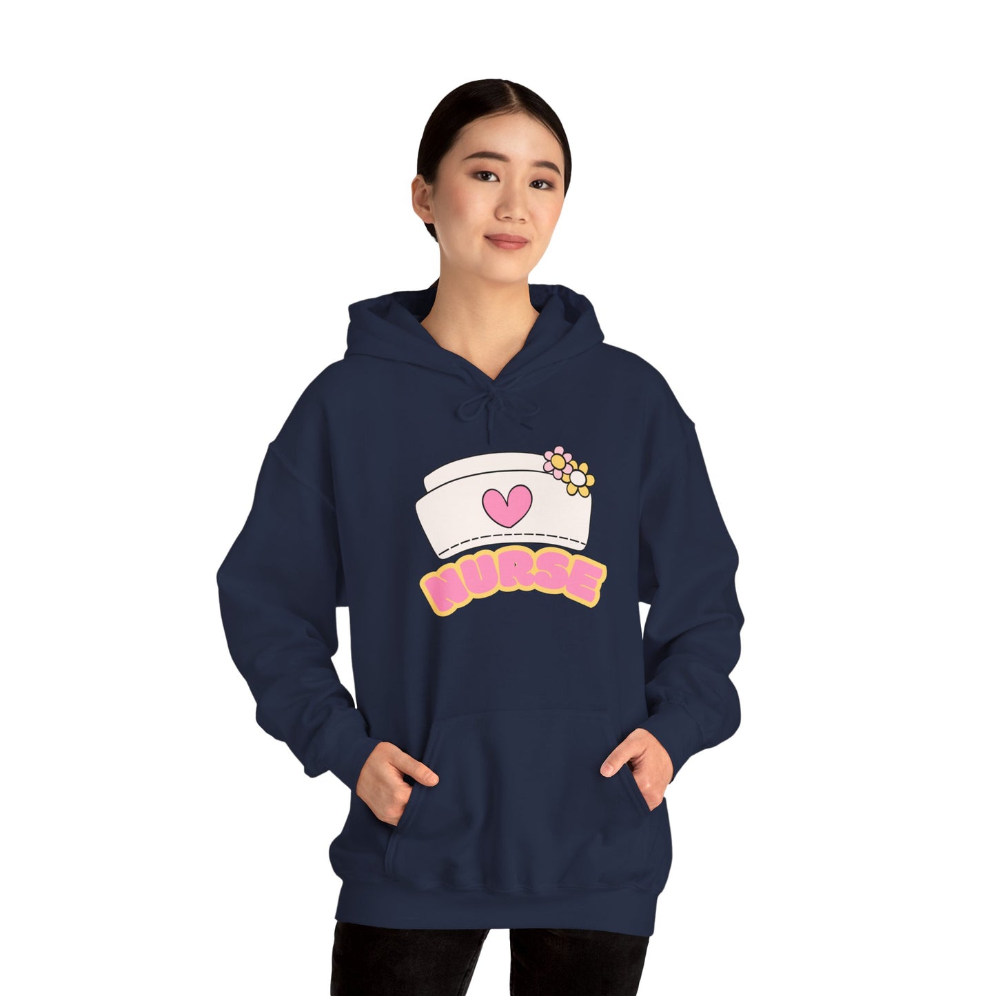 Nurse Love Hoodie | Cozy Unisex Sweatshirt, Gift for Healthcare Workers, Comfortable Nursing Apparel, Medical Appreciation Clothing