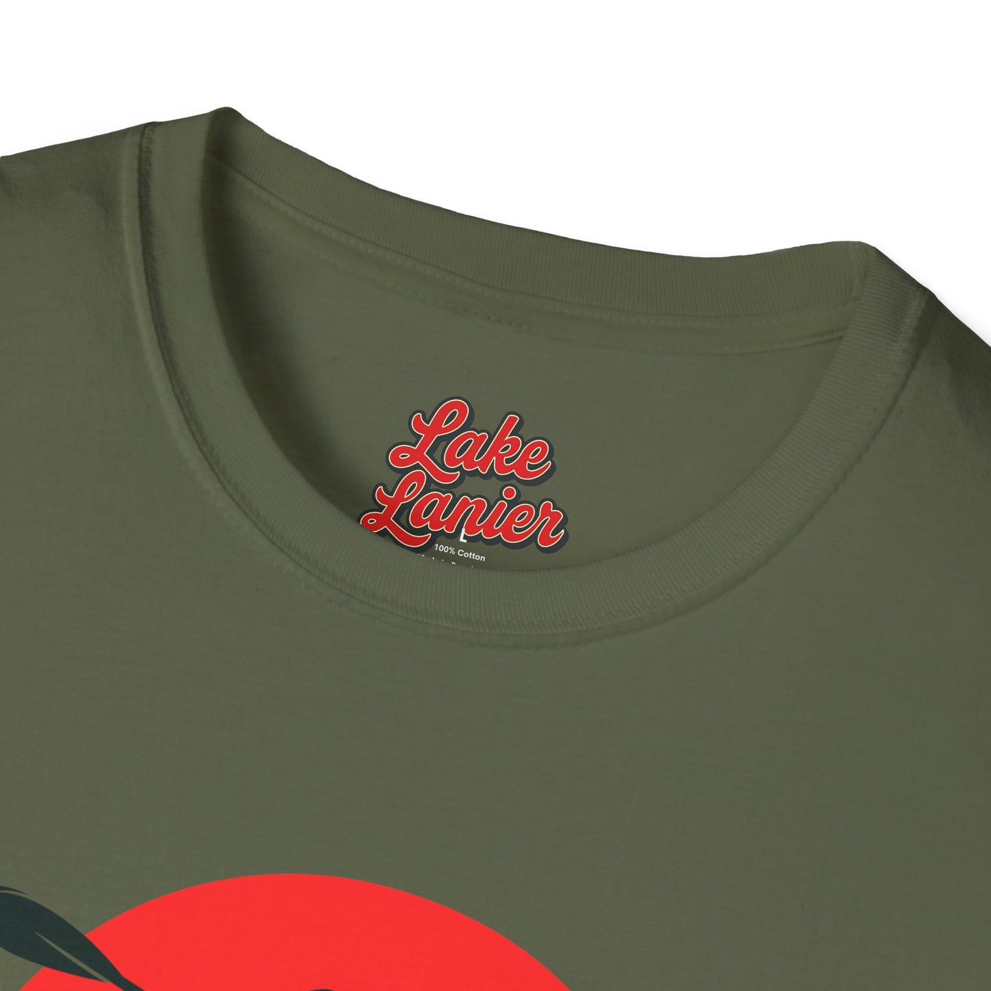 Lake Lanier Unisex Softstyle T-Shirt, Kayaking Shirt, Outdoor Adventure Tee, Lake Life Apparel, Father's Day Gift, Summer Wear