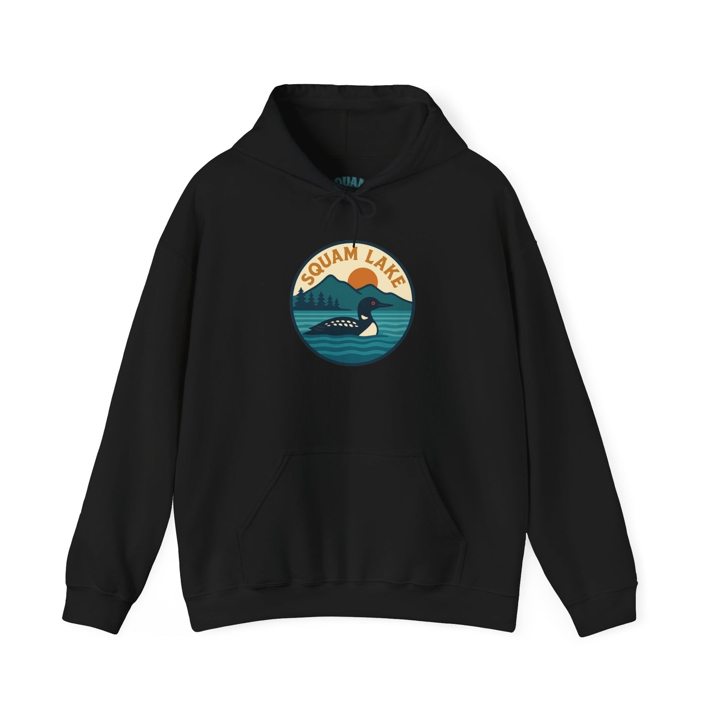Squam Lake Hoodie, Cozy Casual Wear, Unisex Sweatshirt, Lake Lover Gift, Outdoor Adventure Apparel, Summer Retreat Fashion