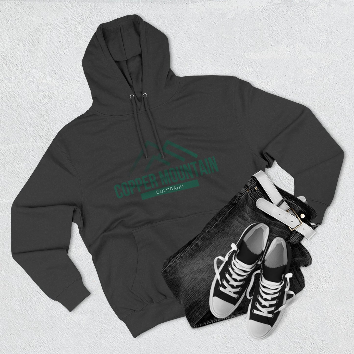 Copper Mountain Vibes Hoodie with Design, Perfect for Autumn Lovers, Comfortable and Stylish, Great Gift for Vacations