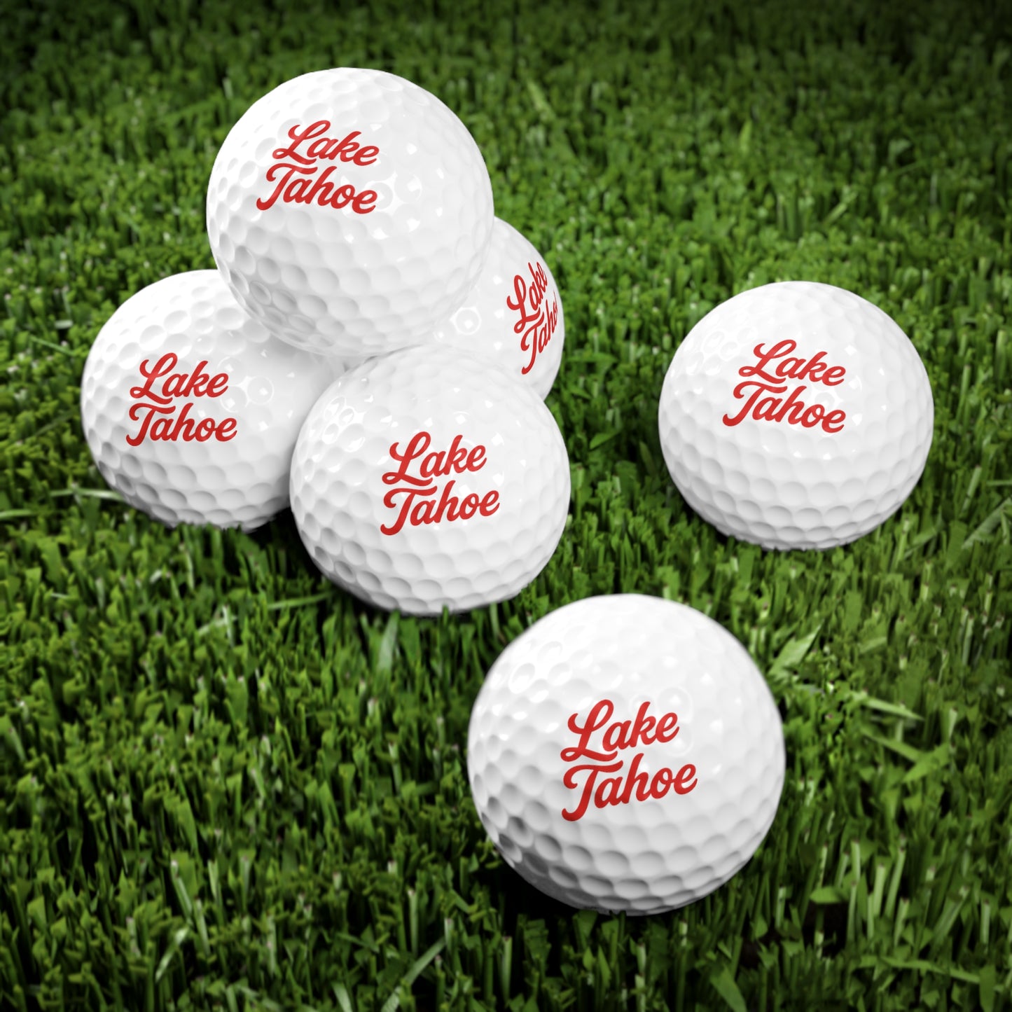 Lake Tahoe Personalized Golf Balls, 6 Pack - Perfect for Golf Lovers, Gifts, Sports Events, and Celebrations
