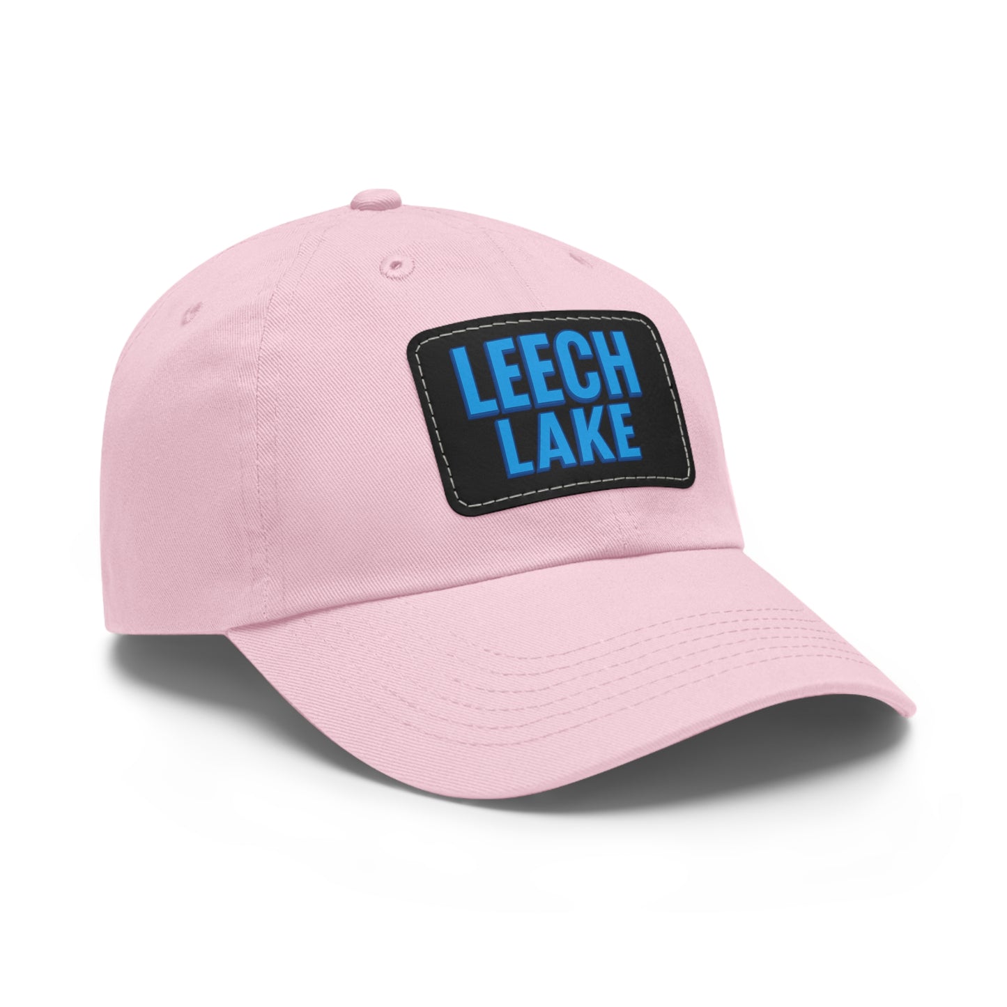 Leech Lake Dad Hat with Leather Patch (Rectangle)