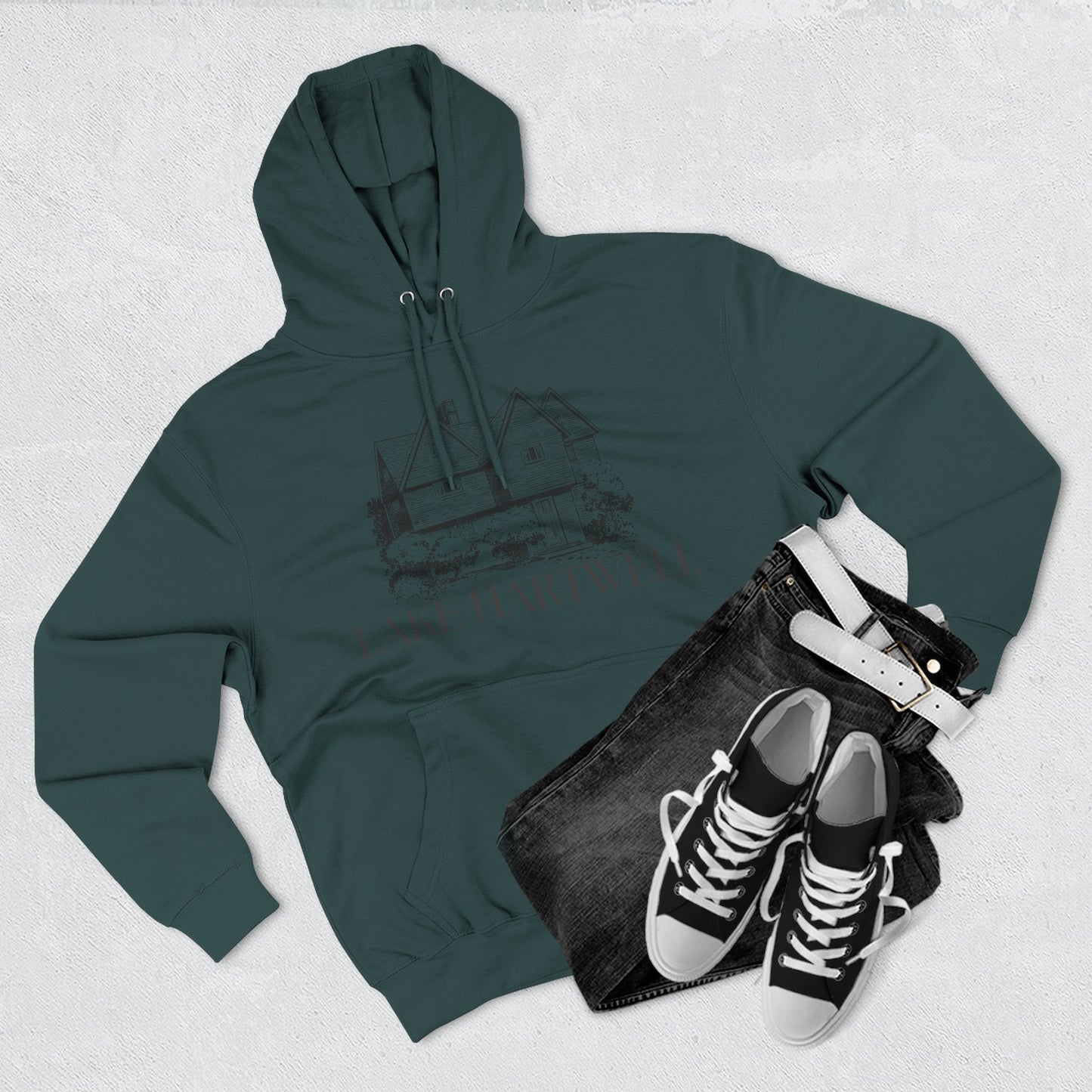 Lake Hartwell Hoodie, Great for Beach Trips, Lake Days, Gift for Summer Lovers, Casual Wear, Travel Essential