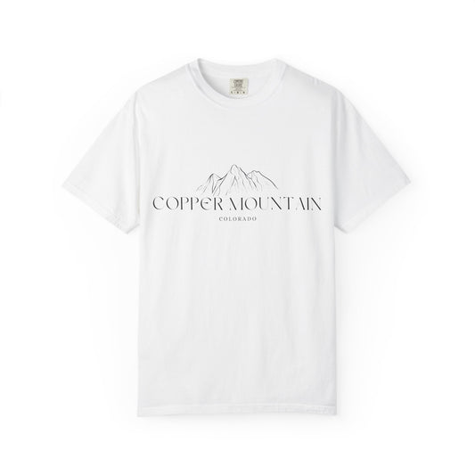Copper Mountain - Unisex Garment-Dyed T-shirt, Casual Outfit, Gift for Nature Lovers, Vacation Essentials
