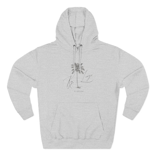 Key Largo Stylish Three-Panel Fleece Hoodie for Cozy Days, Casual Wear, Warm Layering, Gift for Him or Her