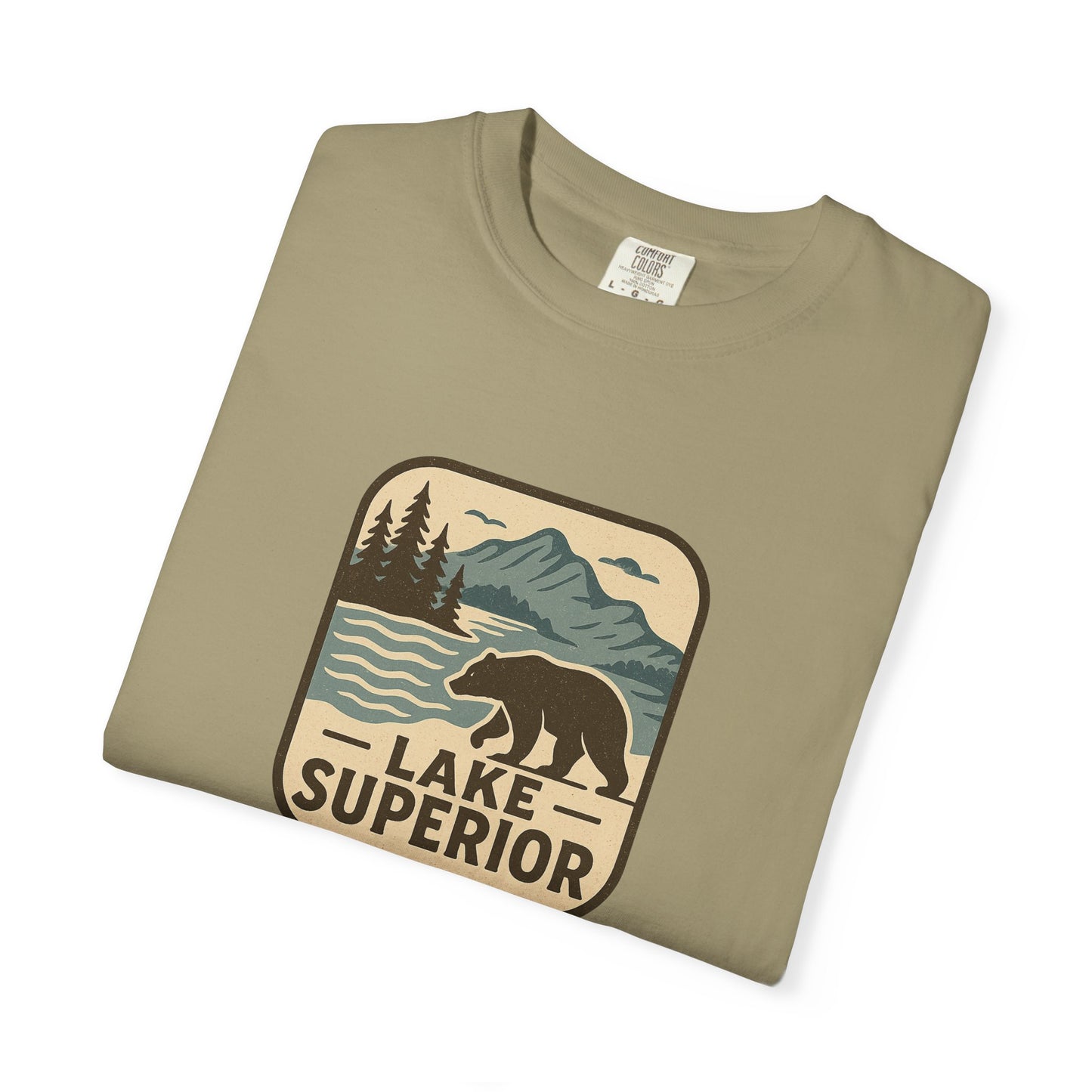 Lake Superior Unisex T-Shirt, Casual Graphic Tee, Nature Lover Gift, Outdoor Adventure Shirt, Vacation Souvenir, Summer Wear