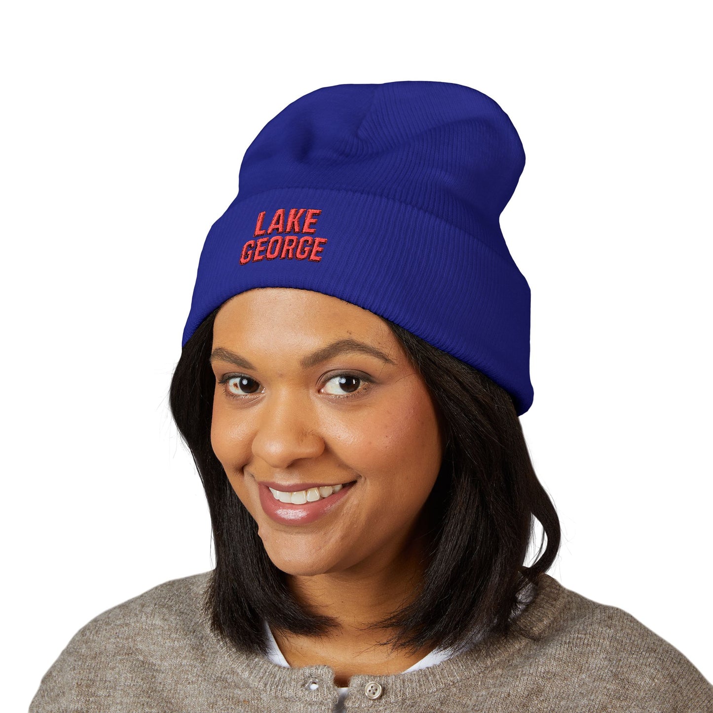 Lake George Classic Cuffed Beanie (Embroidery)