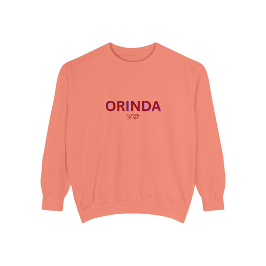 Orinda Unisex Garment-Dyed Sweatshirt | Cozy Fashion, Perfect for Casual Outings, Gifts, Fall & Winter Style, Everyday Comfort