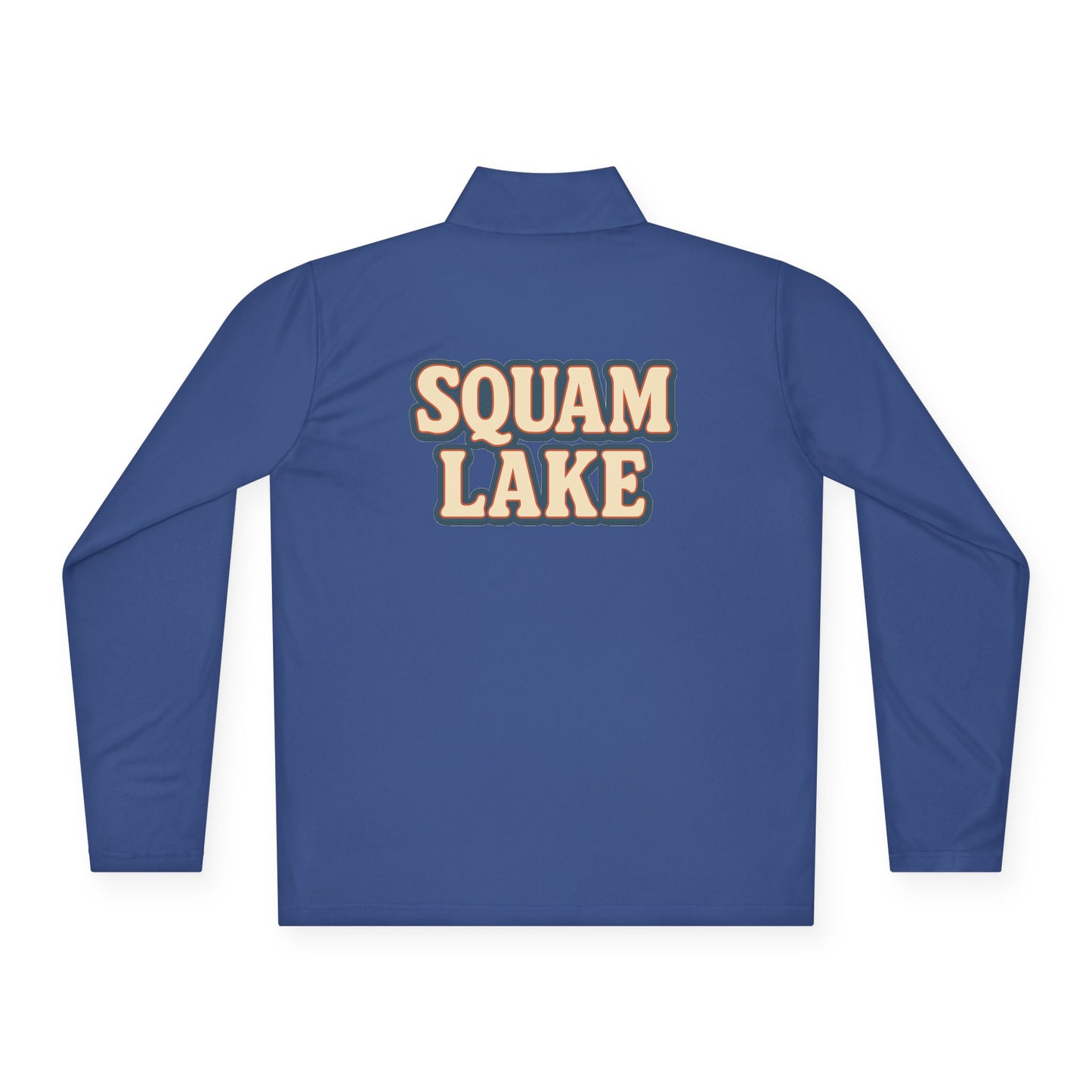 Cozy Unisex Quarter-Zip Pullover, Lake Apparel, Outdoor Gear, Relaxed Fit Layering, Gift for Nature Lovers