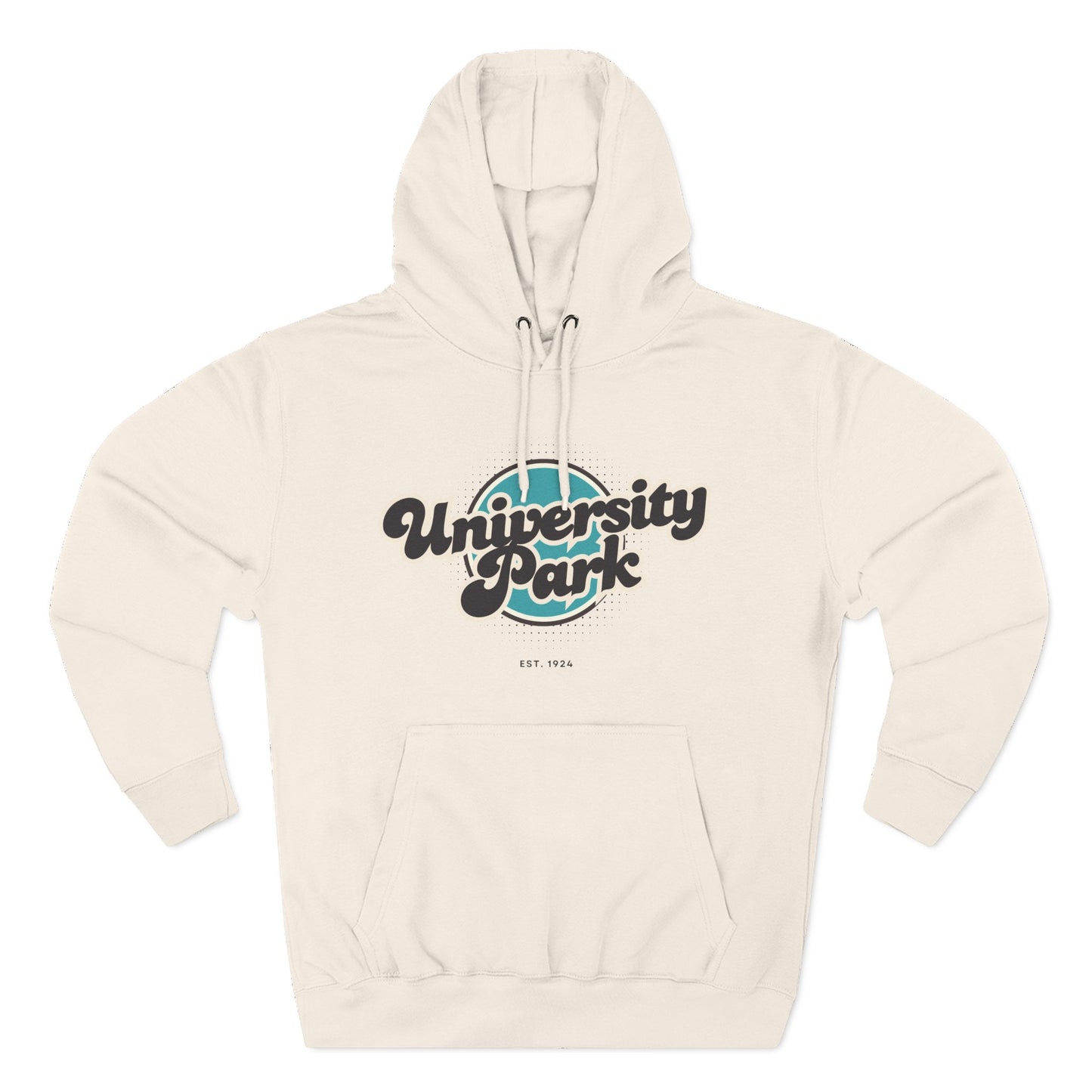 University Park Retro Vibe Hoodie for Casual Days, Streetwear, Unisex Gift, Cozy Layering Apparel