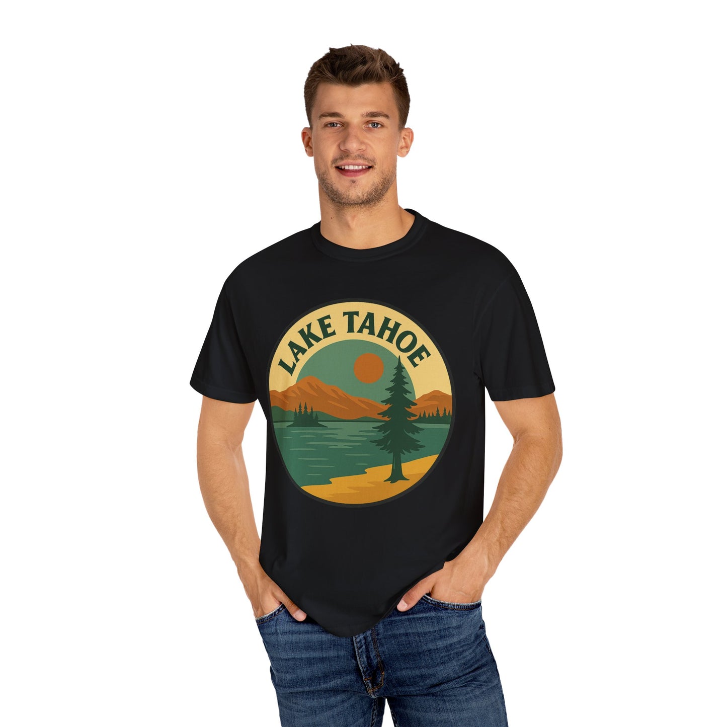 Lake Tahoe Unisex Garment-Dyed T-shirt