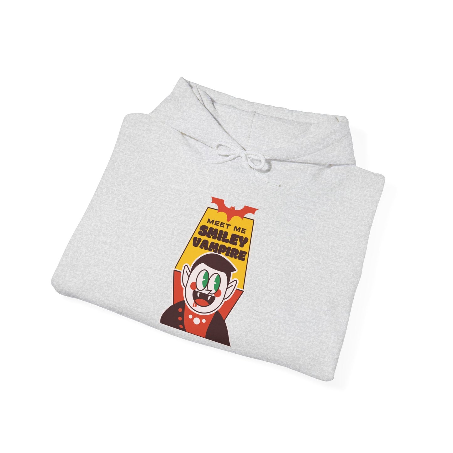 Colorful Vampire-Themed Unisex Hoodie, Perfect for Halloween, Cozy Casual Wear, Birthday Gift, Statement Piece, Fun Design
