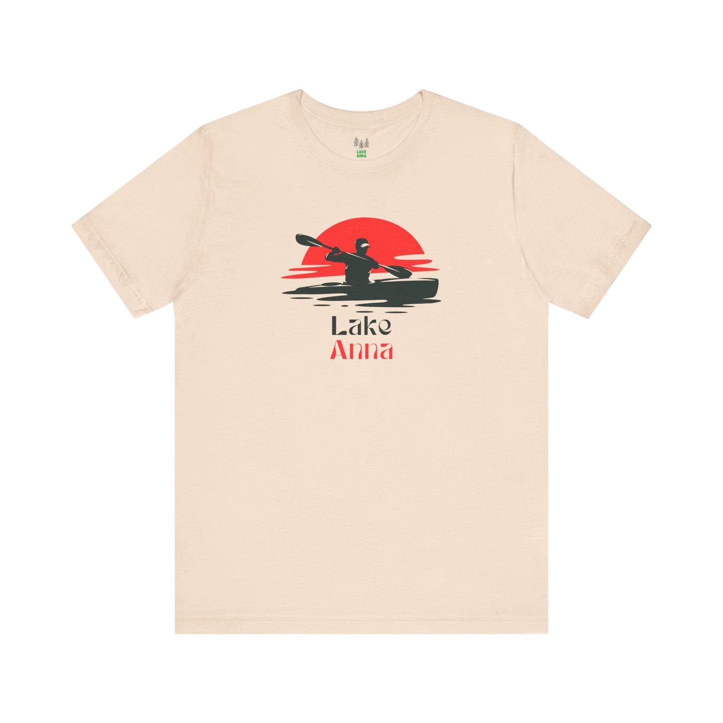 Lake Anna Tee - Kayaking Graphic Unisex Jersey Short Sleeve Shirt, Outdoor Adventure Gift, Summer Vibes, Lake Lover Apparel