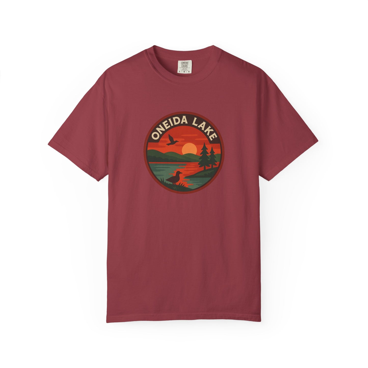 Oneida Lake Unisex T-Shirt, Casual Graphic Tee, Nature Lover Gift, Outdoor Adventure Shirt, Vacation Souvenir, Summer Wear