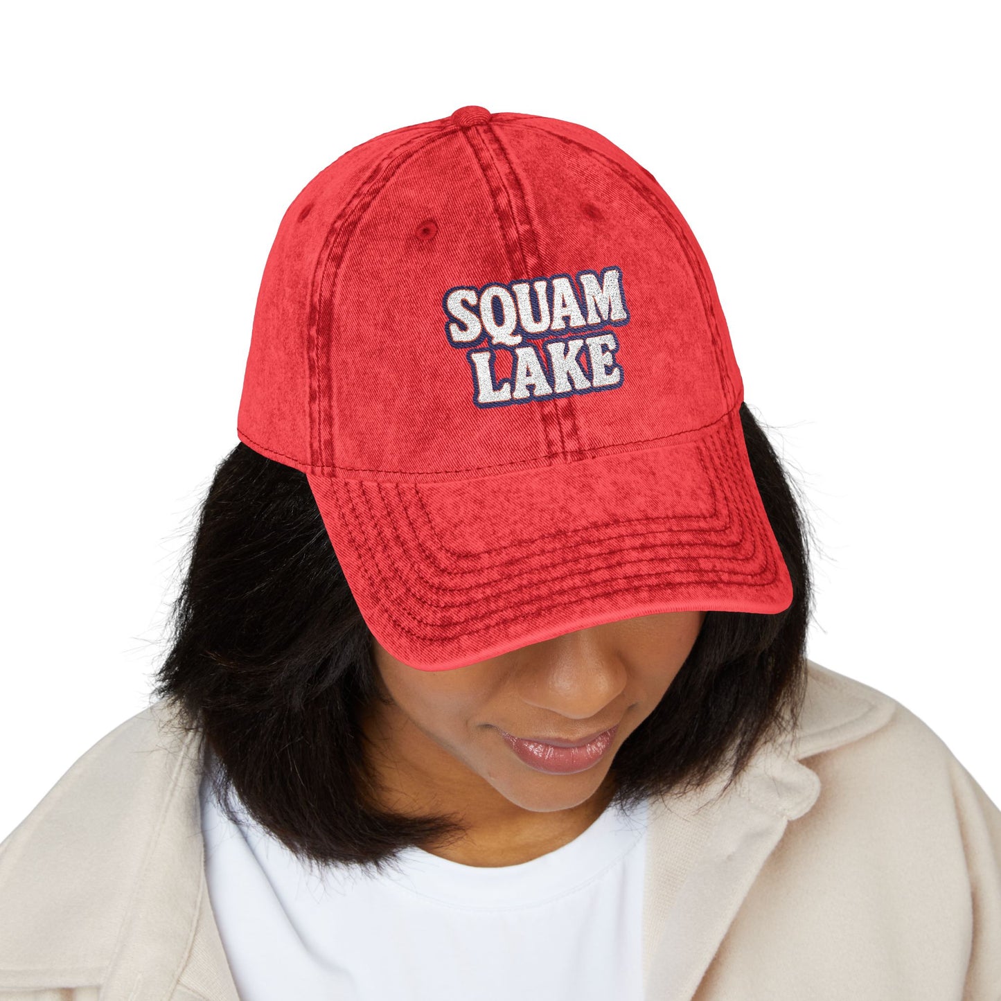 Squam Lake Vintage Cap (Embroidery)