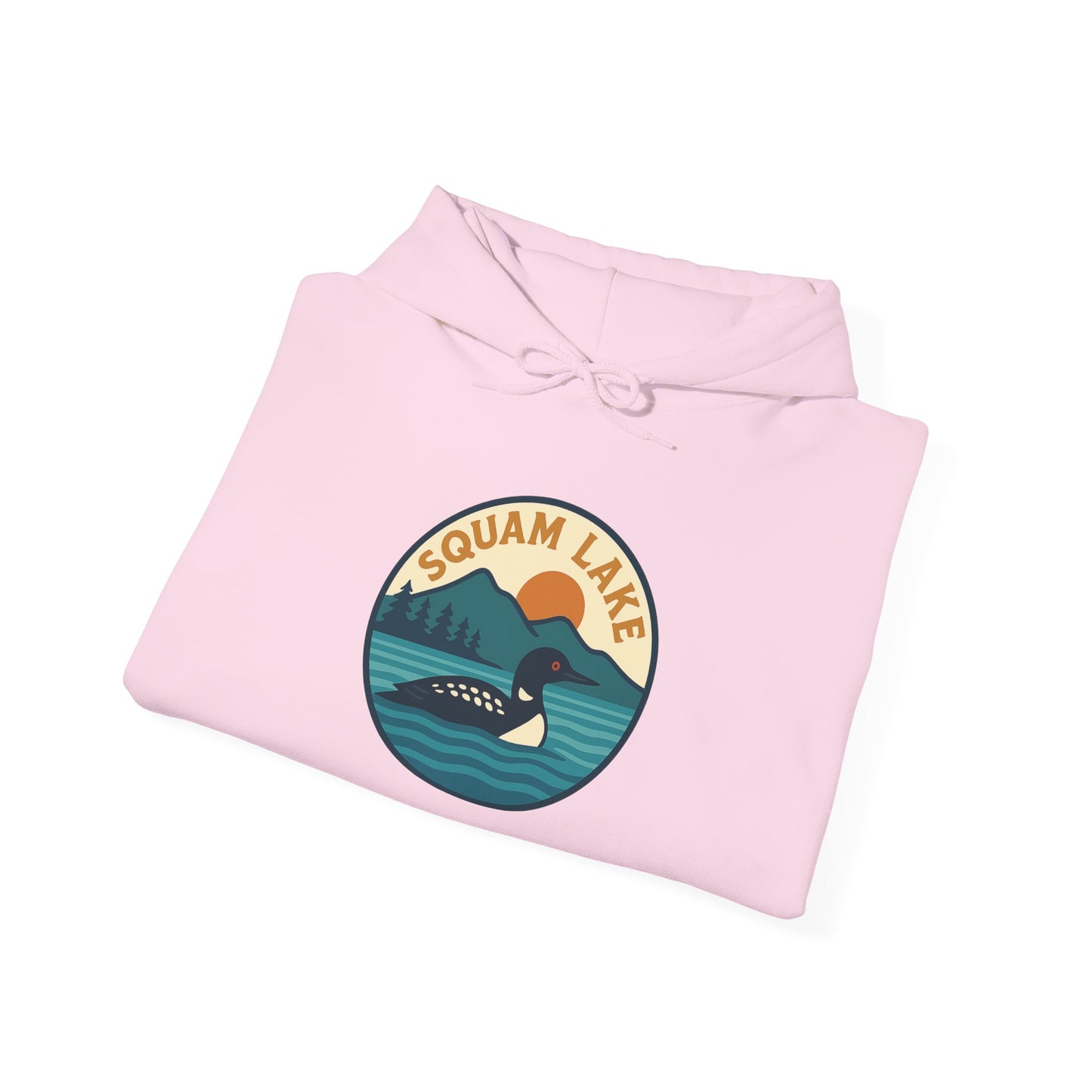 Squam Lake Hoodie, Cozy Casual Wear, Unisex Sweatshirt, Lake Lover Gift, Outdoor Adventure Apparel, Summer Retreat Fashion