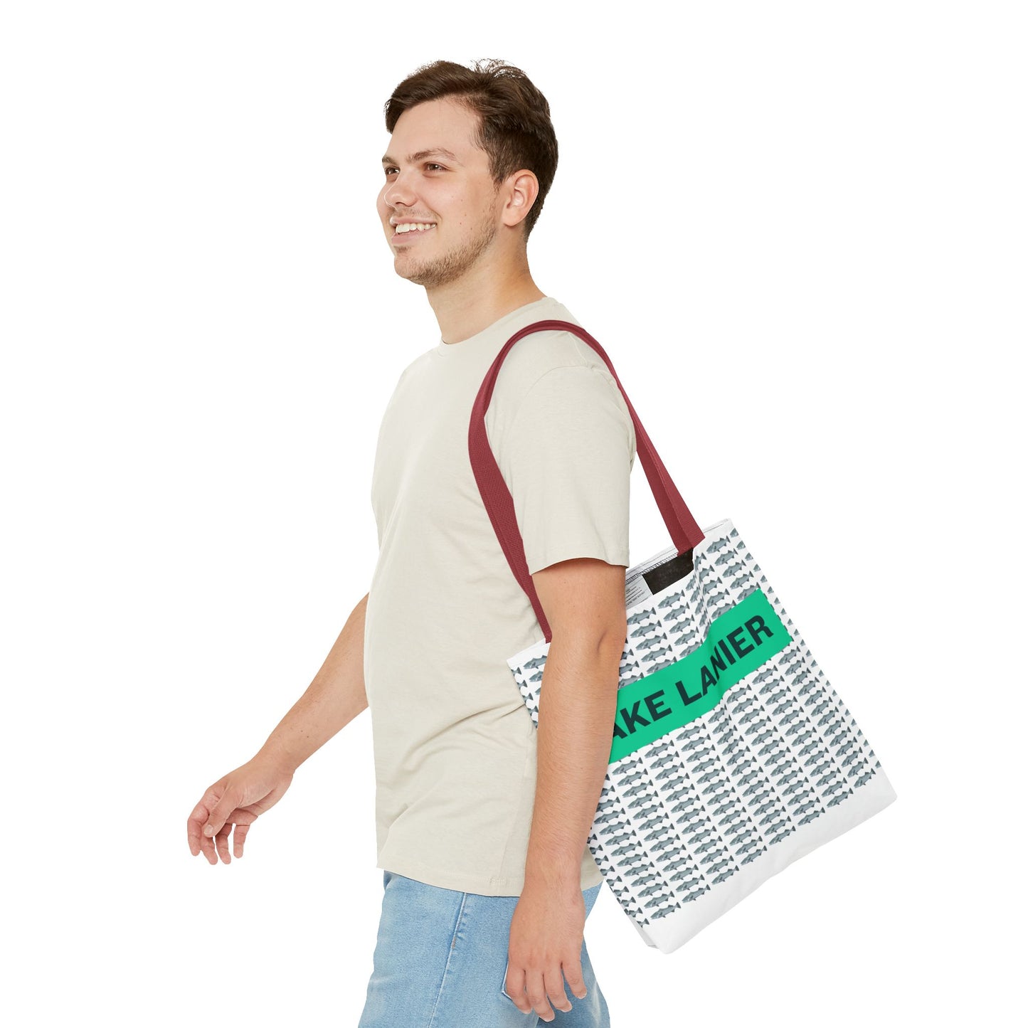 Lake Lanier Tote Bag | Stylish Beach Bag for Summer Outings, Lake Days, Eco-Friendly Shopping, Travel Tote
