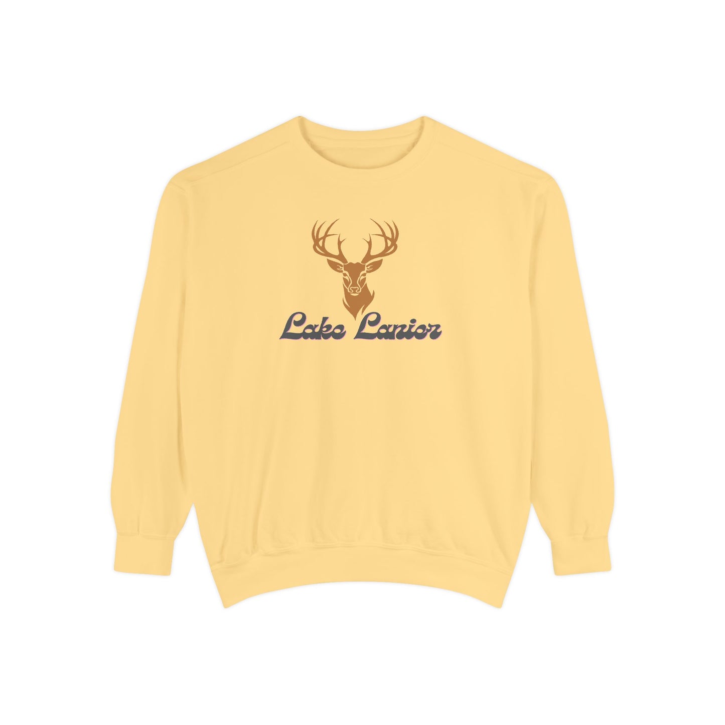 Cozy Lake Lanier Sweatshirt, Comfortable Unisex Sweatshirt for Nature Lovers, Gift for Outdoorsy Friends, Campfire Collection