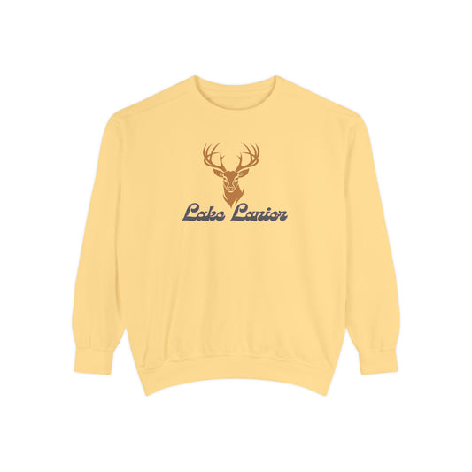 Cozy Lake Lanier Sweatshirt, Comfortable Unisex Sweatshirt for Nature Lovers, Gift for Outdoorsy Friends, Campfire Collection