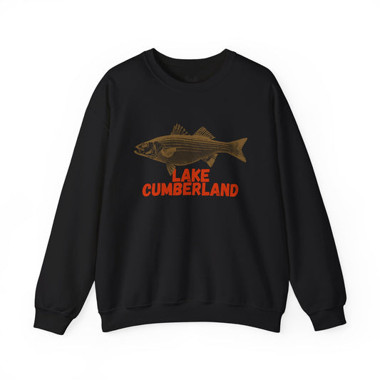 Lake Cumberland Fishing Sweatshirt, Unisex Crewneck, Casual Wear, Gift for Fishermen, Outdoor Apparel, Lake House Cozy