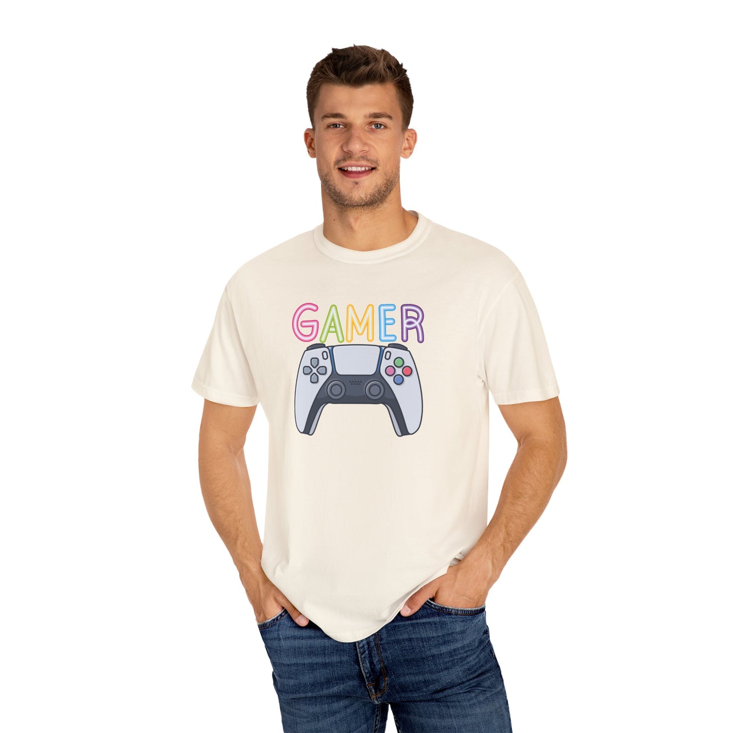 Gamer Controller Unisex Garment-Dyed T-shirt
