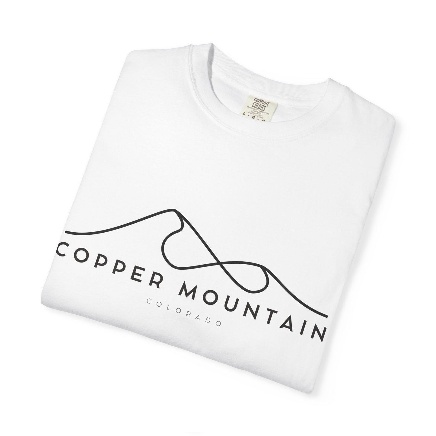 Copper Mountain Chill Vibes Tee - Unisex Garment-Dyed T-shirt for Autumn Lovers, Casual Wear, Gifts for Him/Her