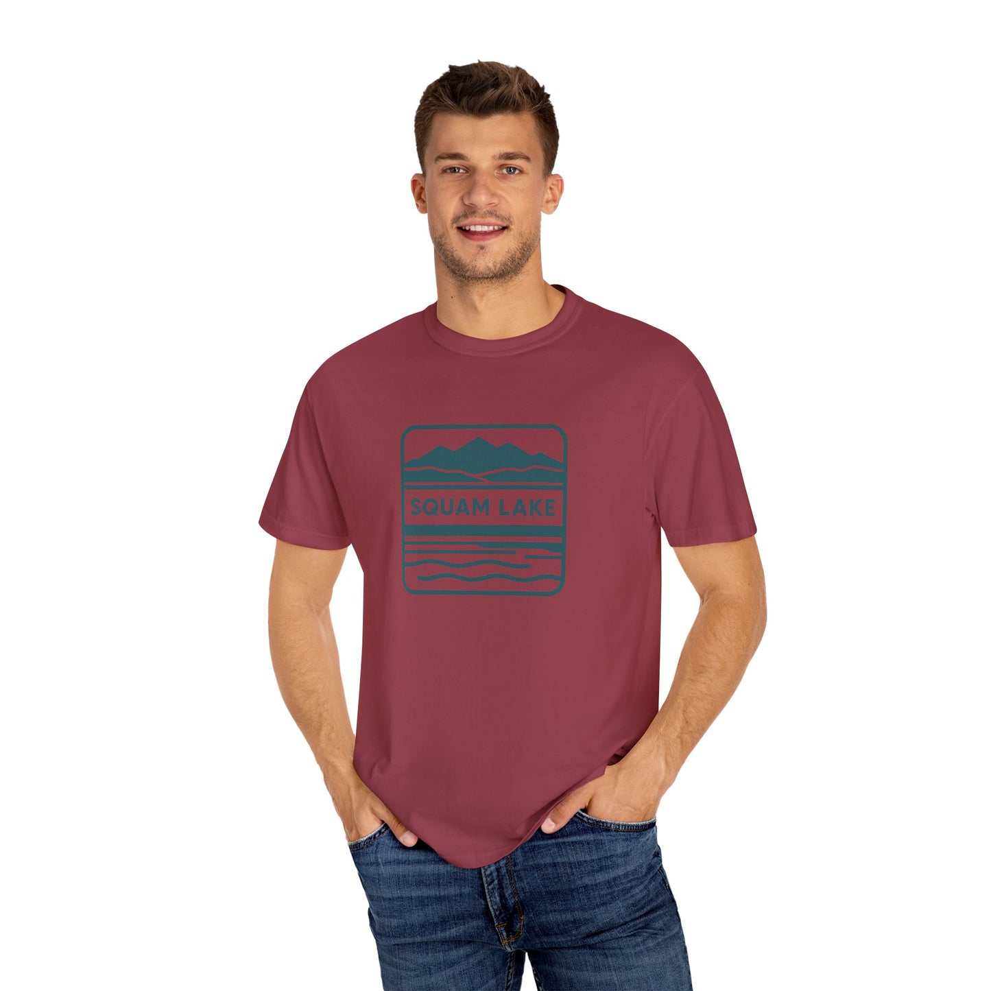 Squam Lake Unisex T-Shirt, Casual Graphic Tee, Nature Lover Gift, Outdoor Adventure Shirt, Vacation Souvenir, Summer Wear