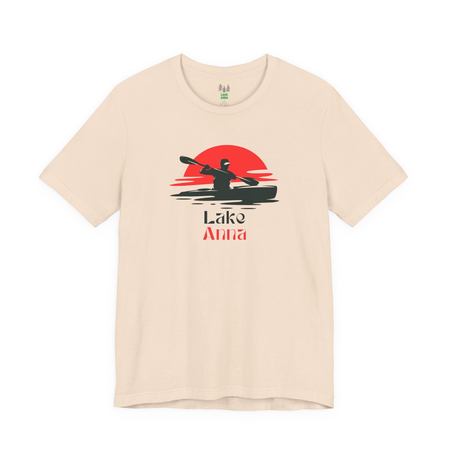 Lake Anna Tee - Kayaking Graphic Unisex Jersey Short Sleeve Shirt, Outdoor Adventure Gift, Summer Vibes, Lake Lover Apparel