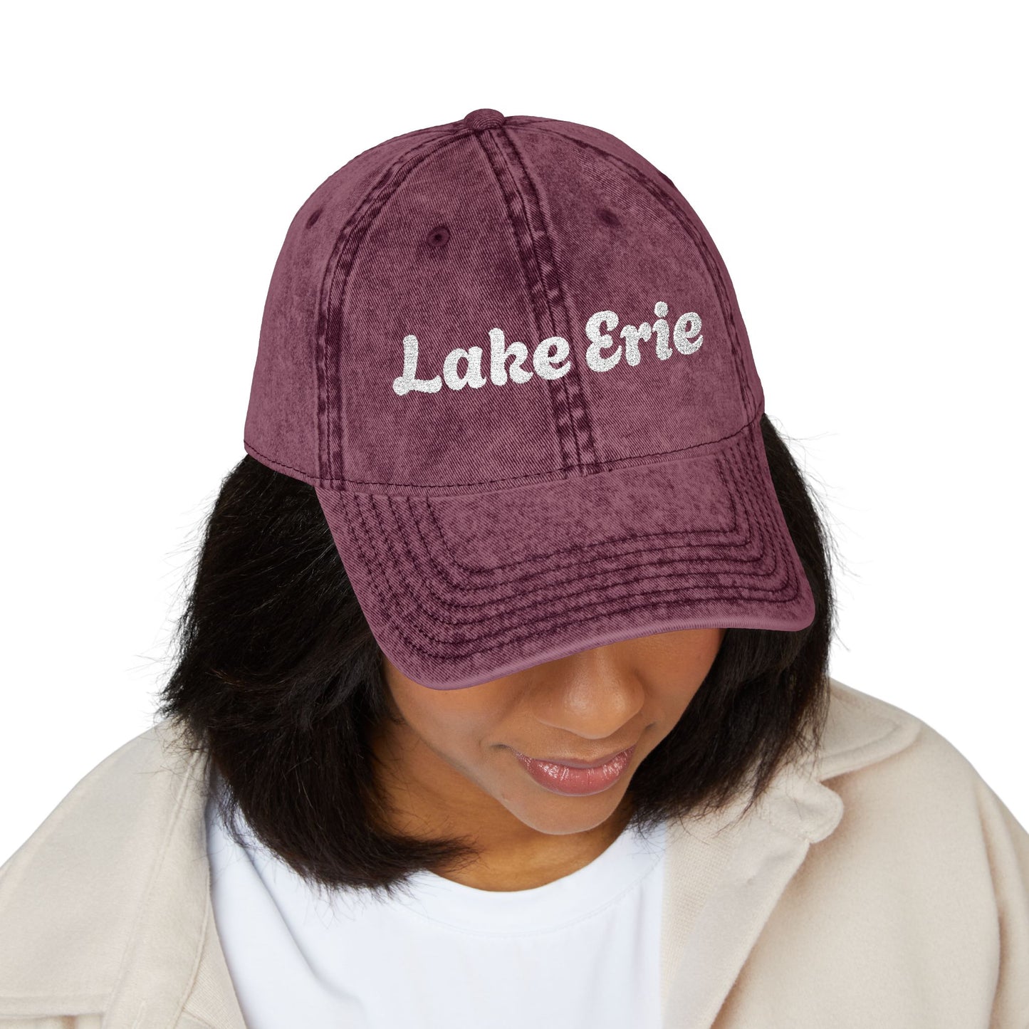 Lake Erie Vintage Cap (Embroidery)