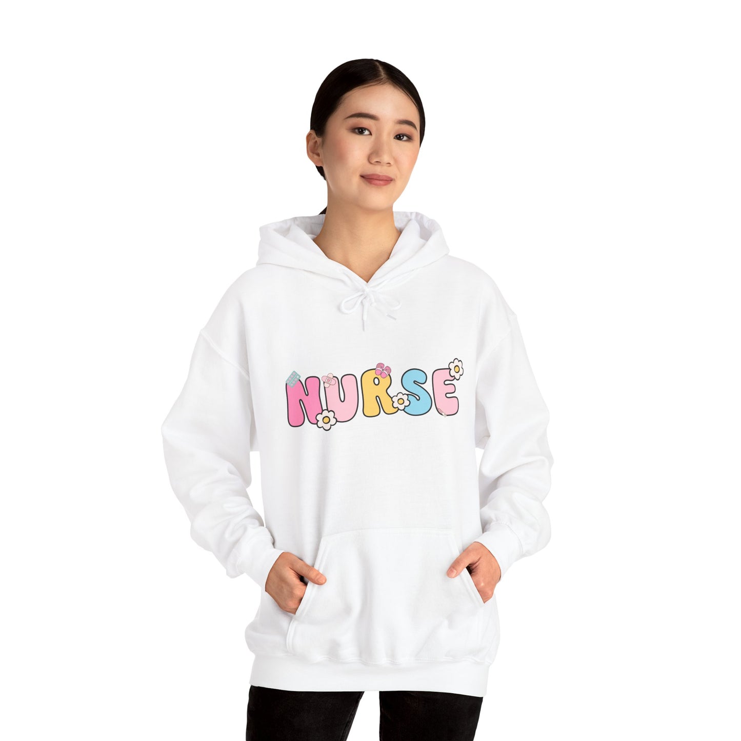 Cute Nurse Hoodie for Healthcare Workers, Cozy Sweatshirt for Nurses, Gift for Nursing Students, Healthcare Appreciation