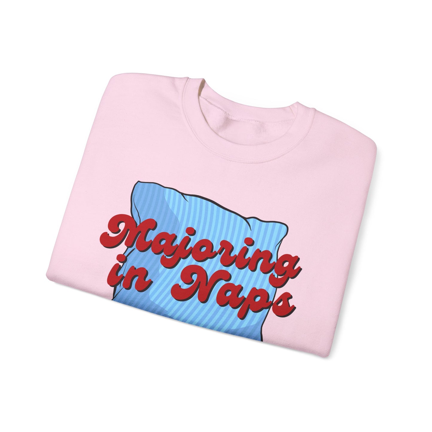 Nap Lover Sweatshirt | Major in Naps Crewneck | Unisex Gift for Nap Lovers | Comfy Apparel for Relaxation | Perfect for Holidays