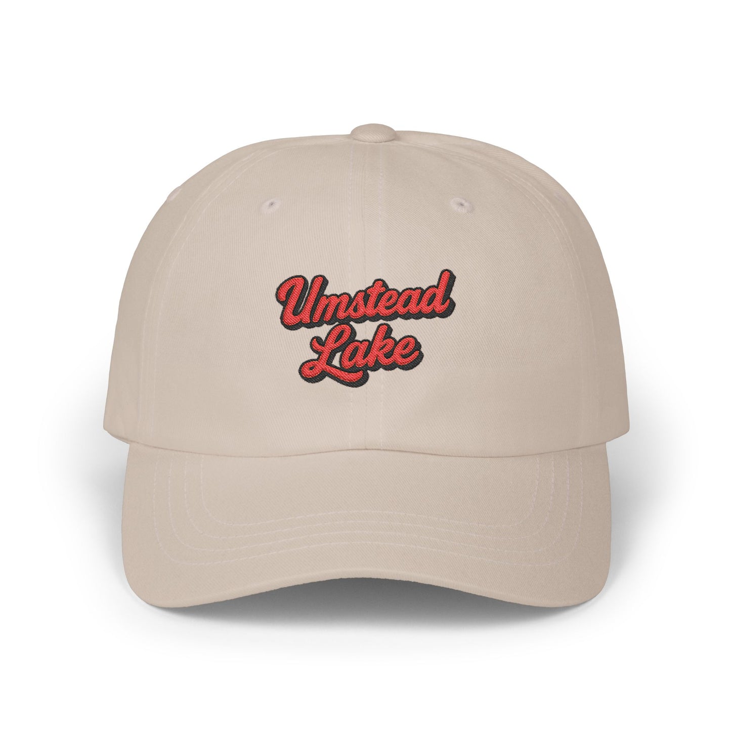 Umstead Lake Stylish Dad Cap, Casual Summer Hat, Outdoor Accessory, Gift for Father's Day, Boating Trip Gear, Everyday Wear