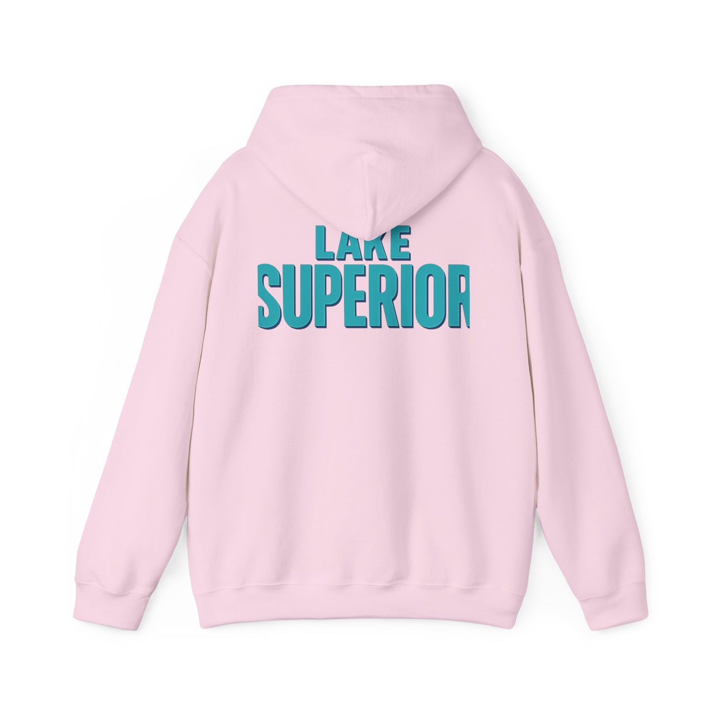 Lake Superior Hoodie, Cozy Casual Wear, Unisex Sweatshirt, Lake Lover Gift, Outdoor Adventure Apparel, Summer Retreat Fashion