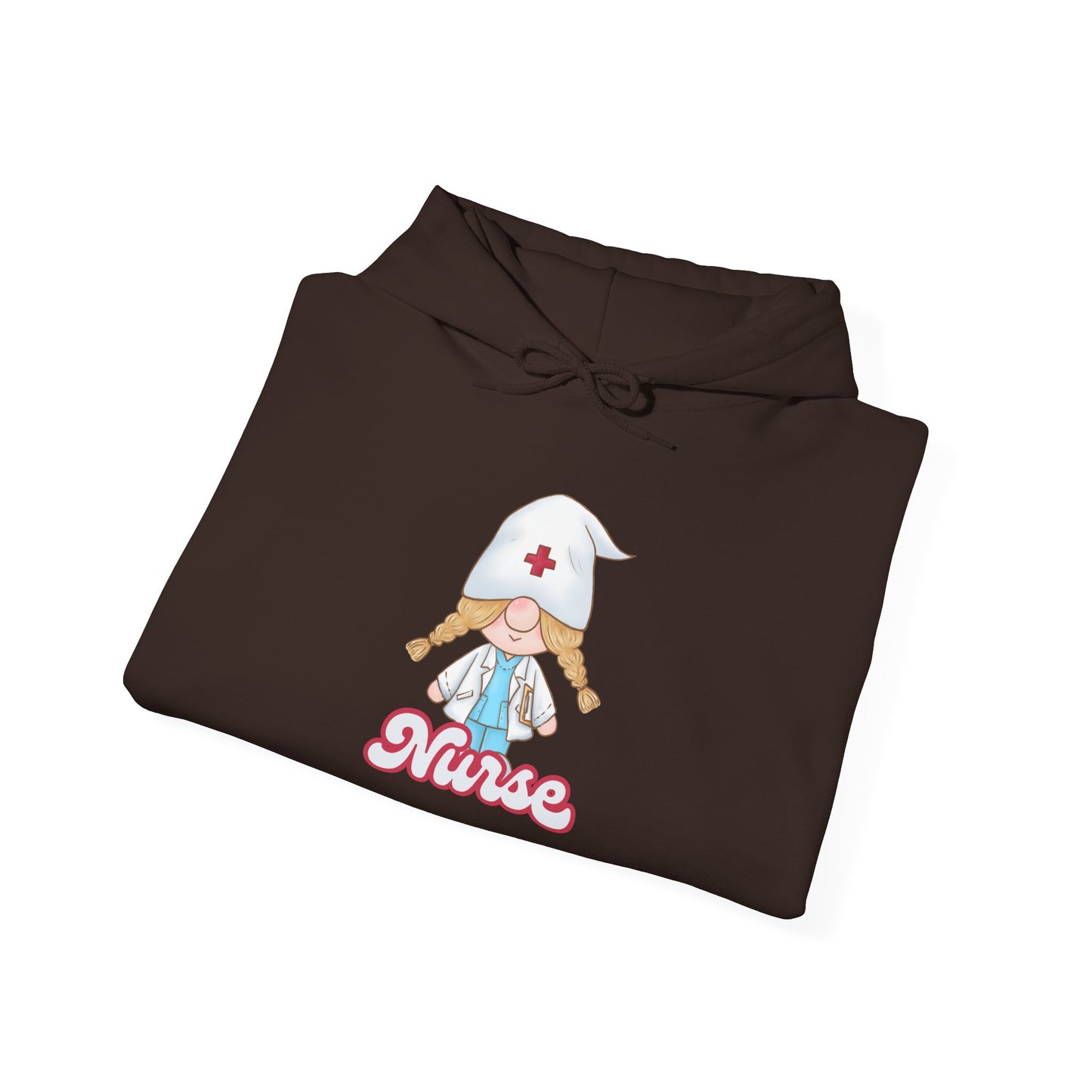 Nurse Cartoon Hoodie - Cozy Unisex Sweatshirt, Gift for Healthcare Workers, Nursing Student Apparel, Medical Profession Hoodie