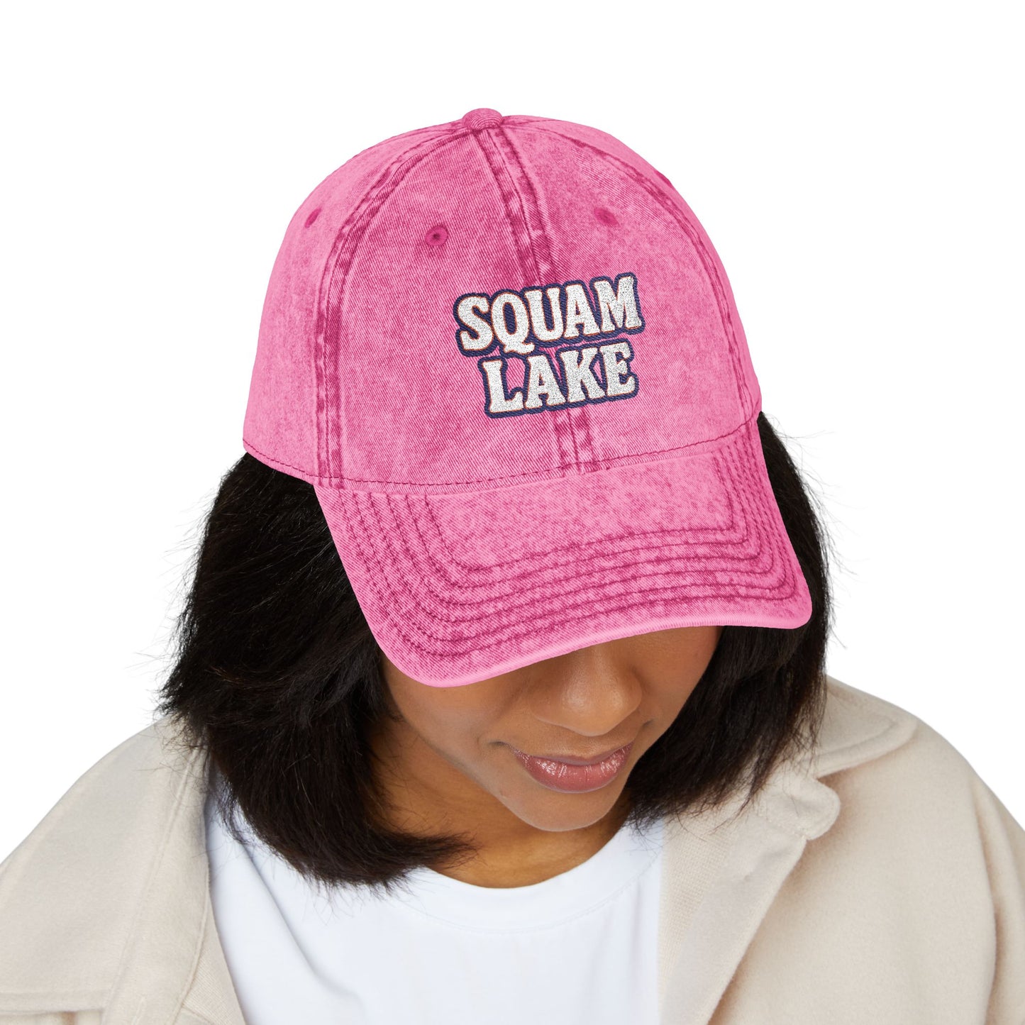 Squam Lake Vintage Cap (Embroidery)