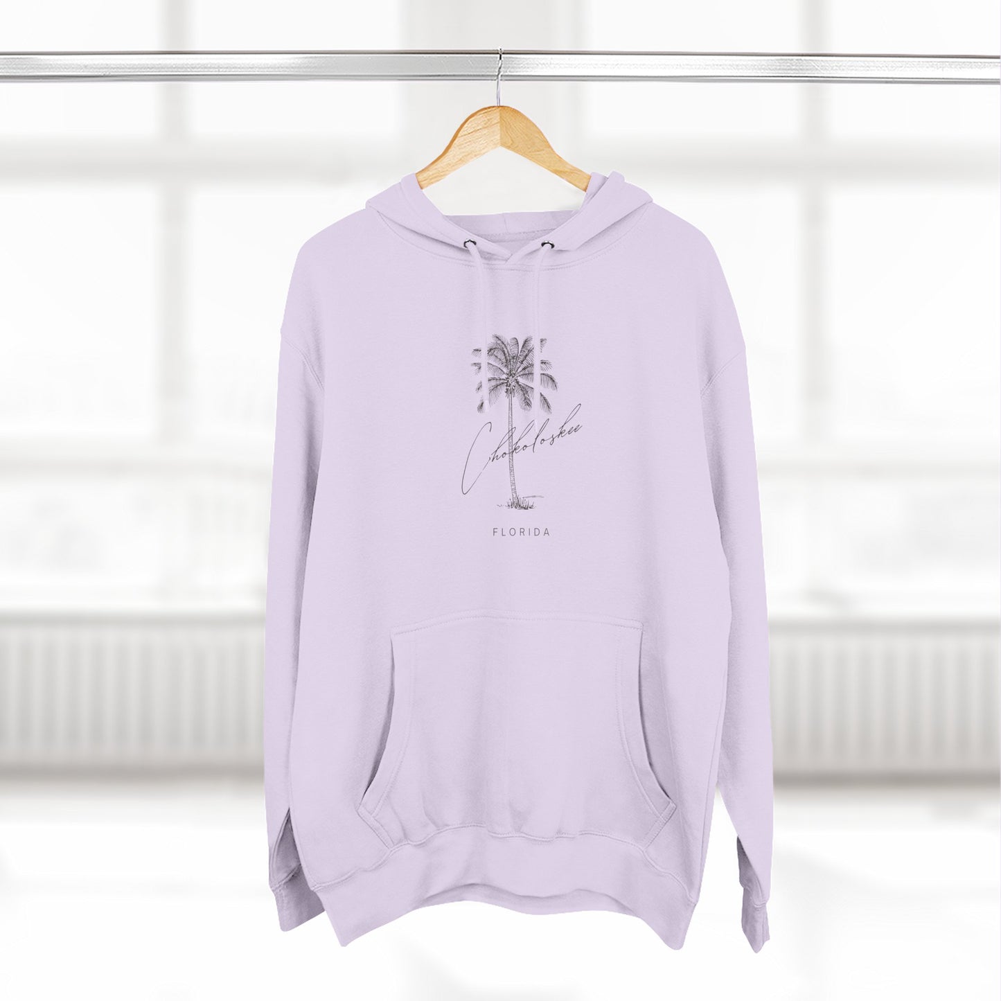 Chokoloskee Stylish Three-Panel Fleece Hoodie for Cozy Days, Casual Wear, Warm Layering, Gift for Him or Her