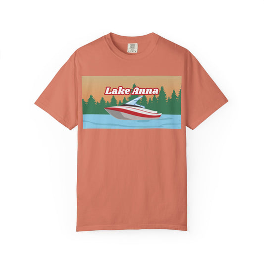 Lake Anna Relaxed Unisex T-Shirt, Summer Vibes Tee, Outdoor Adventure Shirt, Lake Life Apparel, Gift for Nature Lovers, Vacation Wear