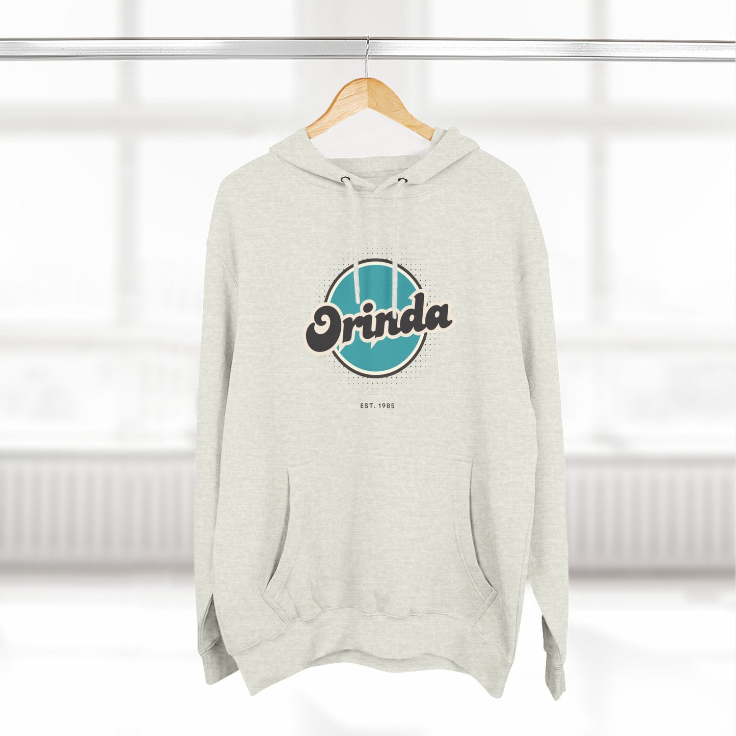 Orinda Retro Vibe Hoodie for Casual Days, Streetwear, Unisex Gift, Cozy Layering Apparel