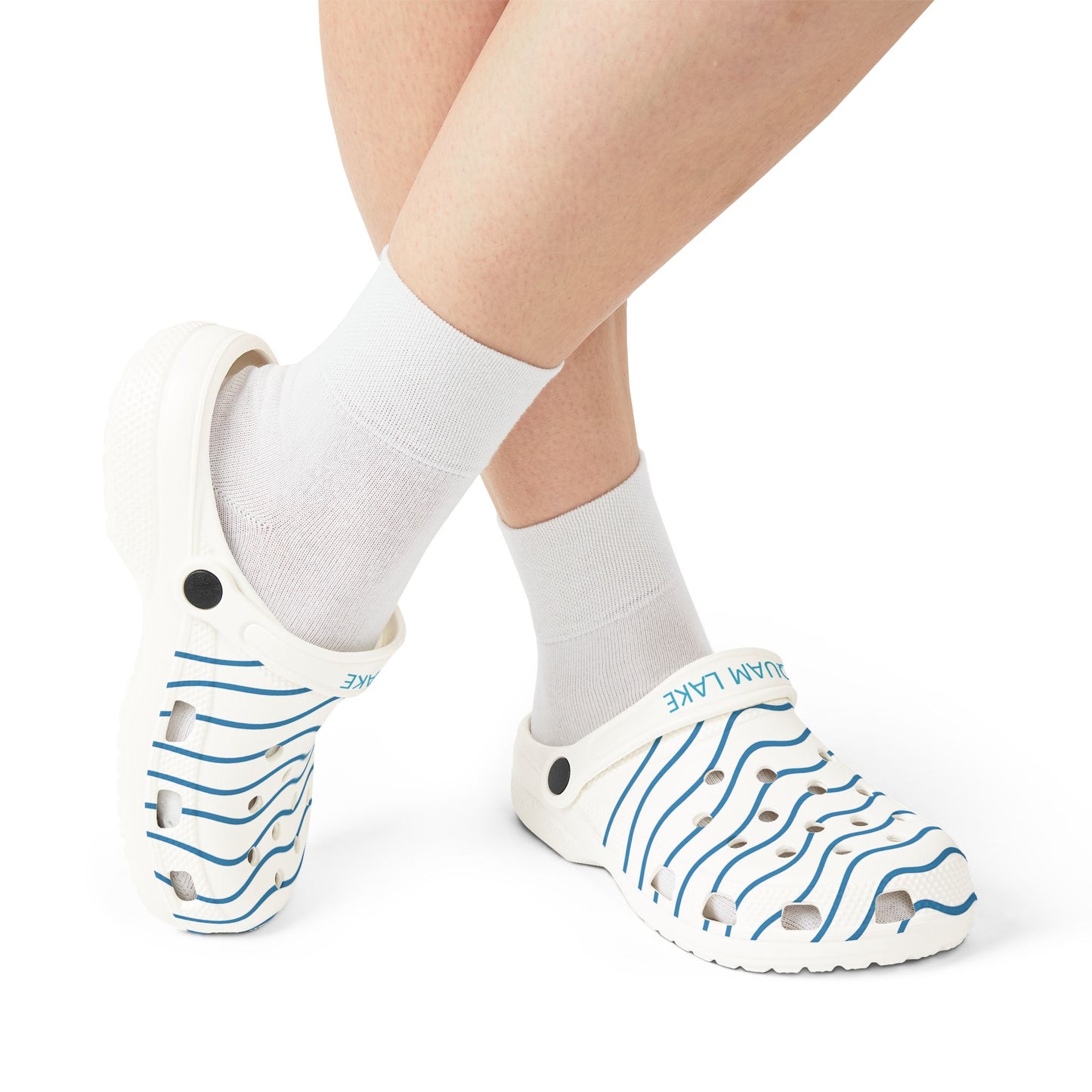 Squam Lake EVA Foam Clogs, Outdoor Comfort Shoes, Summer Swimwear Footwear, Gift for Lake Lovers, Casual Beach Days