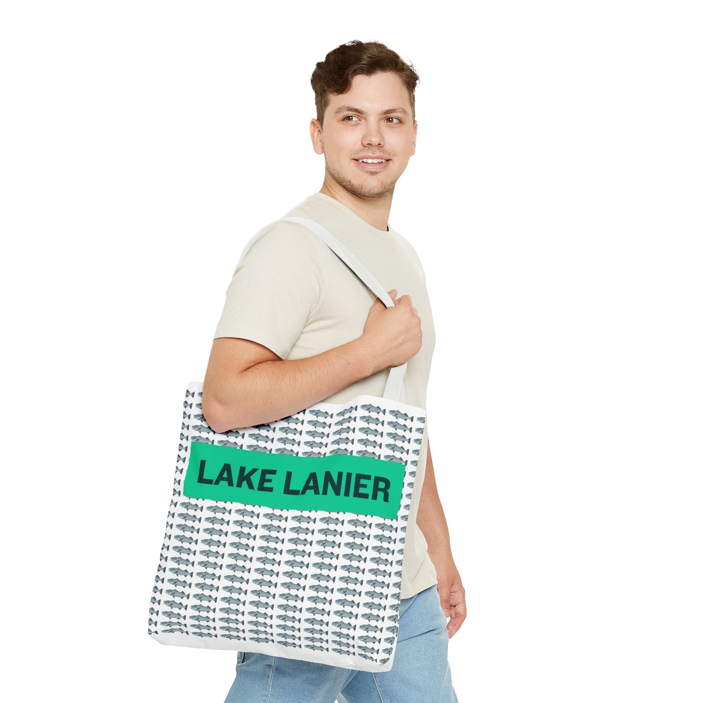 Lake Lanier Tote Bag | Stylish Beach Bag for Summer Outings, Lake Days, Eco-Friendly Shopping, Travel Tote