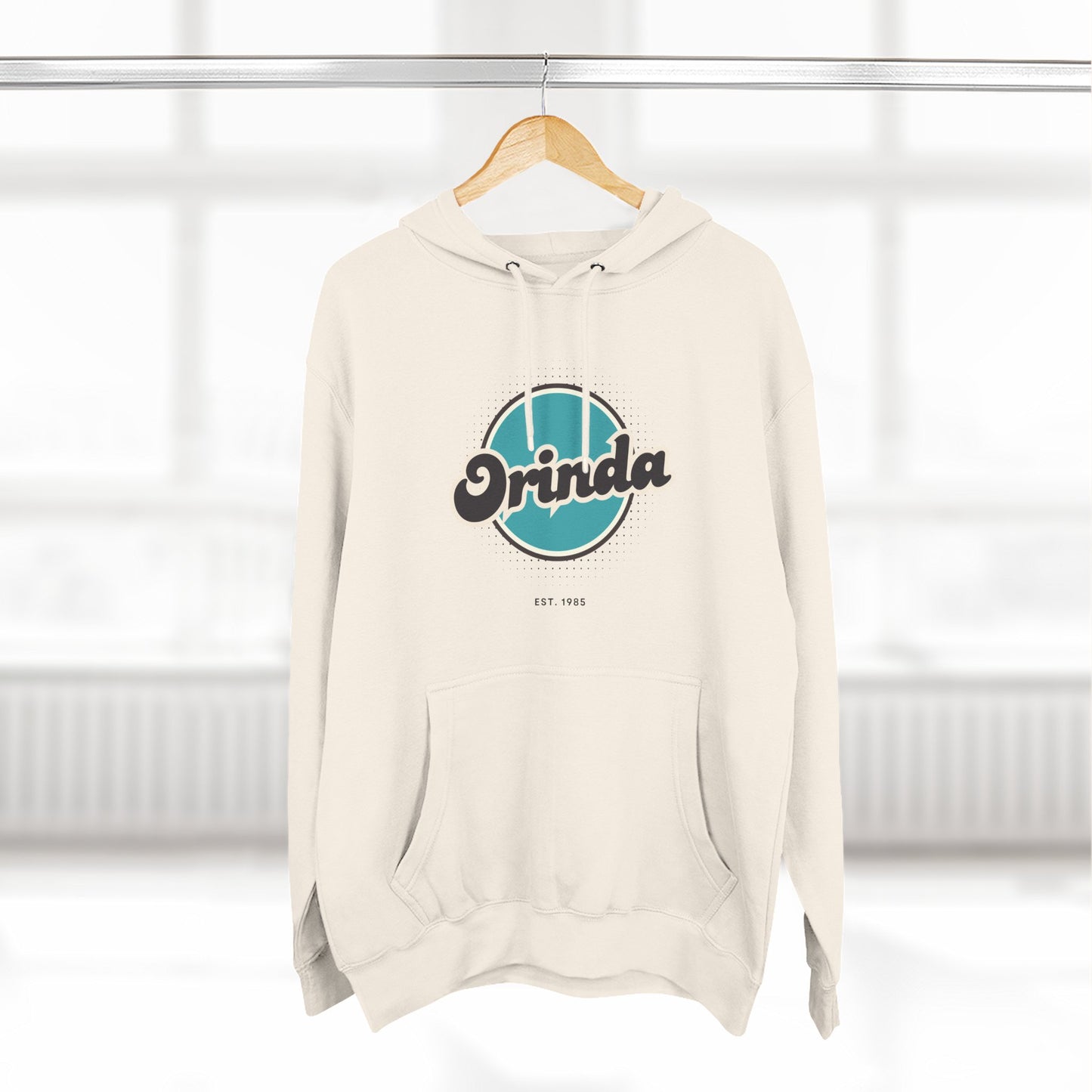 Orinda Retro Vibe Hoodie for Casual Days, Streetwear, Unisex Gift, Cozy Layering Apparel