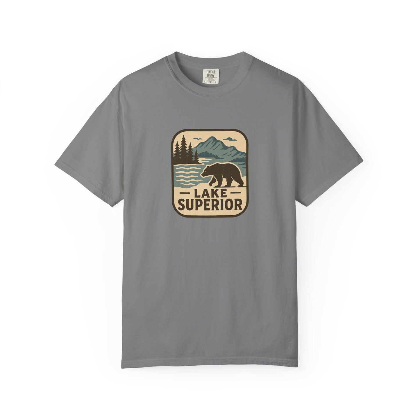 Lake Superior Unisex T-Shirt, Casual Graphic Tee, Nature Lover Gift, Outdoor Adventure Shirt, Vacation Souvenir, Summer Wear
