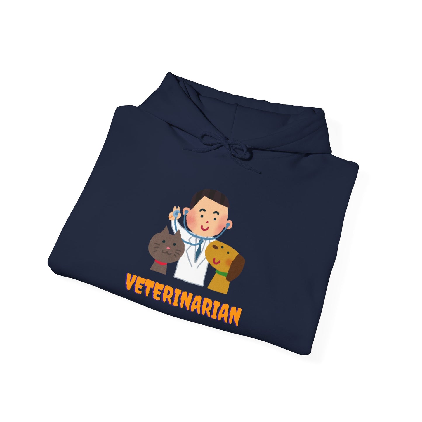 Veterinarian Hooded Sweatshirt, Animal Lover Gift, Cute Vet Apparel, Pet Owner Hoodie, Perfect for Birthdays, Animal Shelter Support