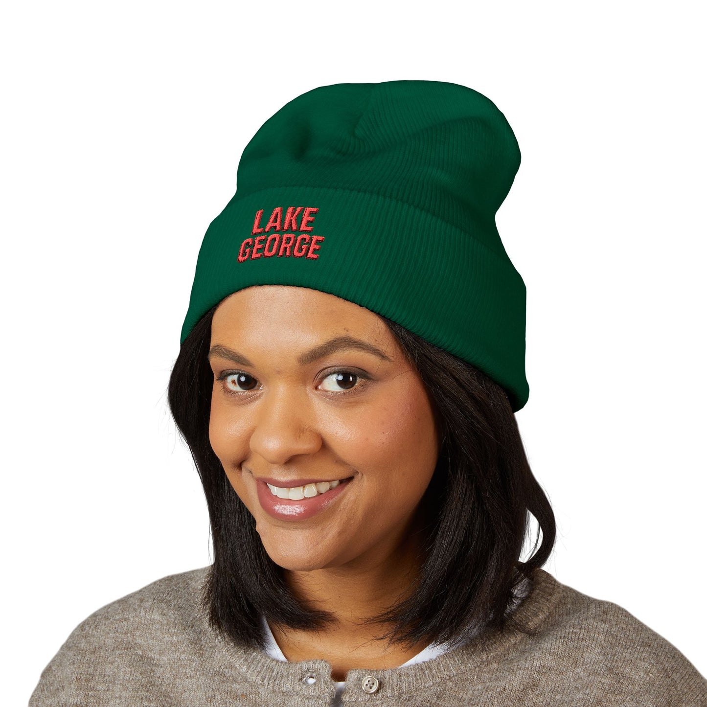 Lake George Classic Cuffed Beanie (Embroidery)